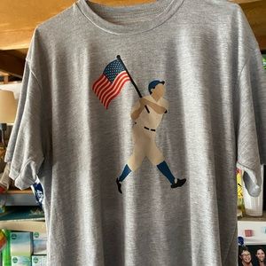 Baseballism XXL Babe Ruth Patriotic Yankees T-Shirt